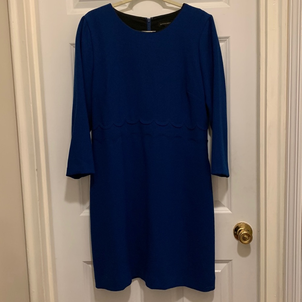 Banana Republic Blue 3/4 Sleeve Dress